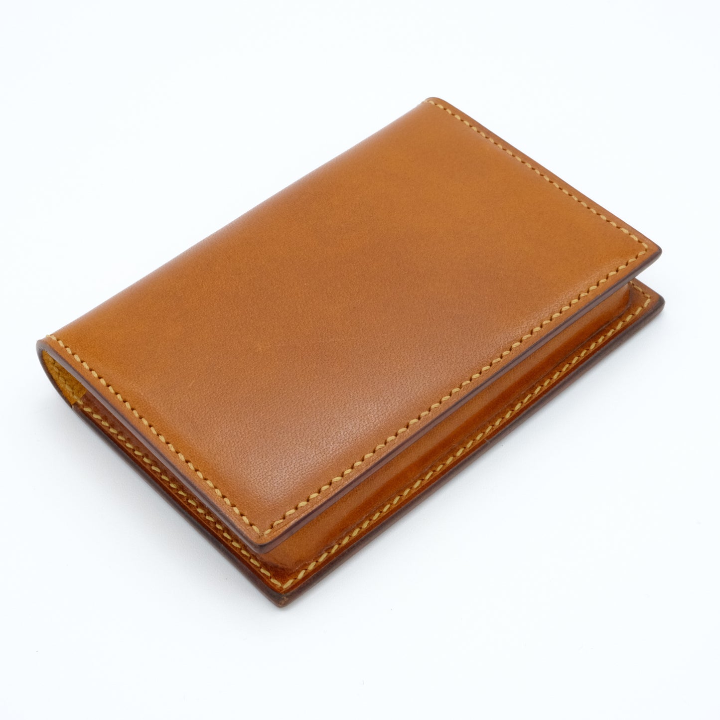 K.EZAWA 牛革カードケース イタリア植物タンニンなめし