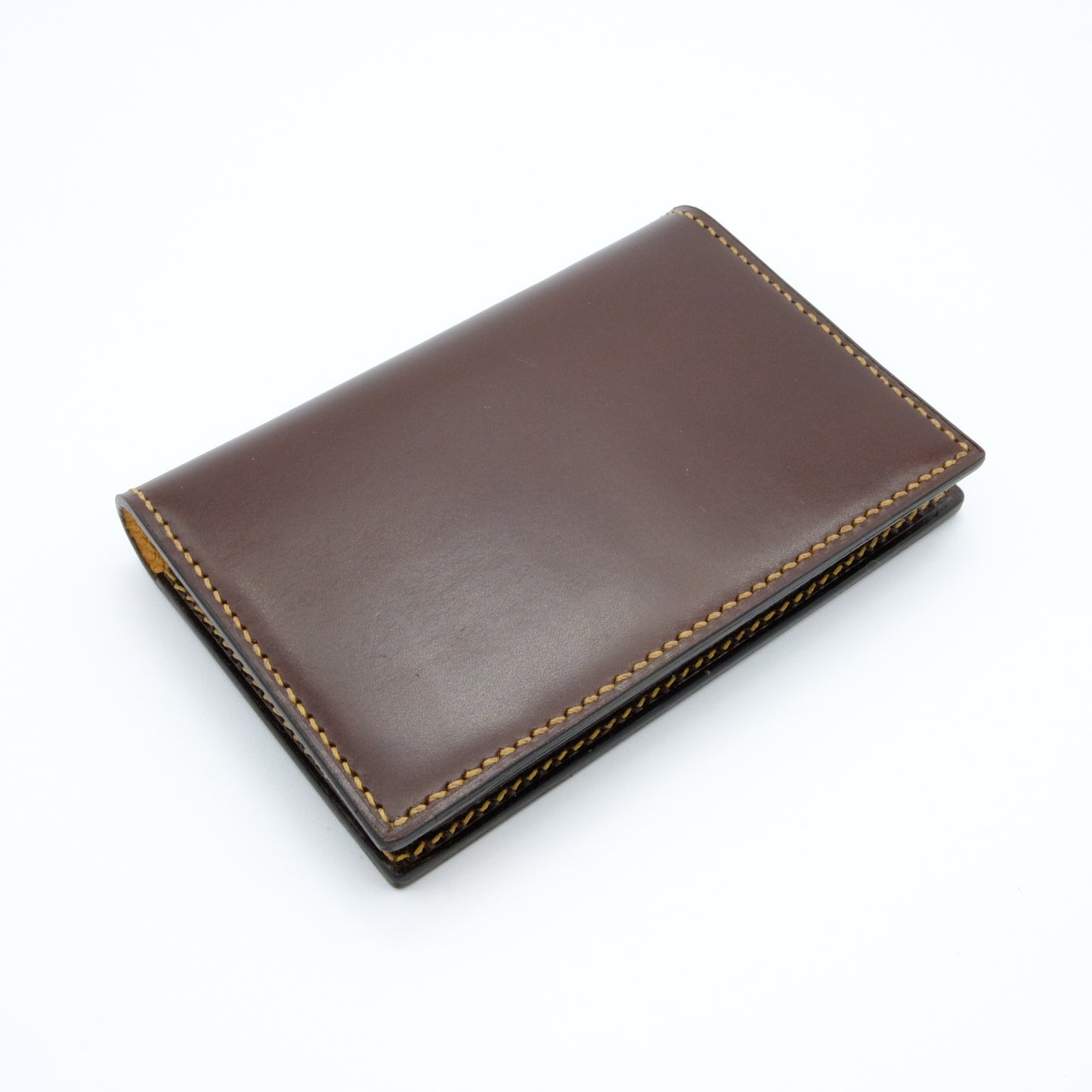 K.EZAWA 牛革カードケース イタリア植物タンニンなめし