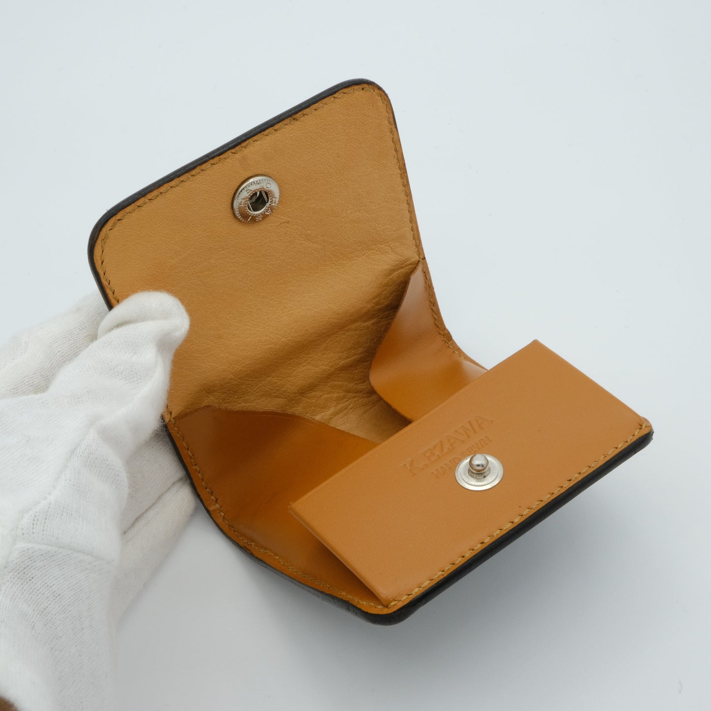 K.EZAWA 牛革ボックス型コインケース