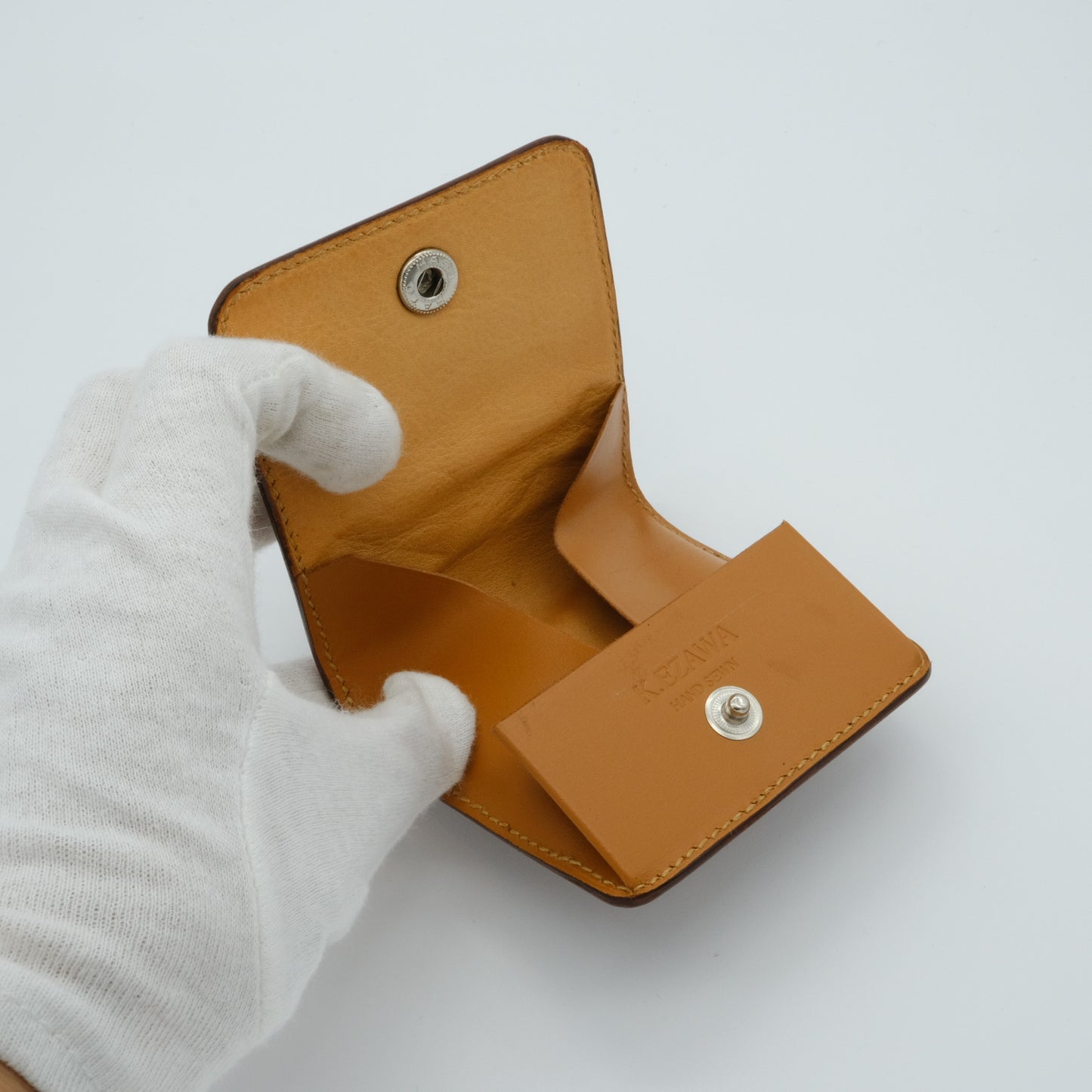 K.EZAWA 牛革ボックス型コインケース