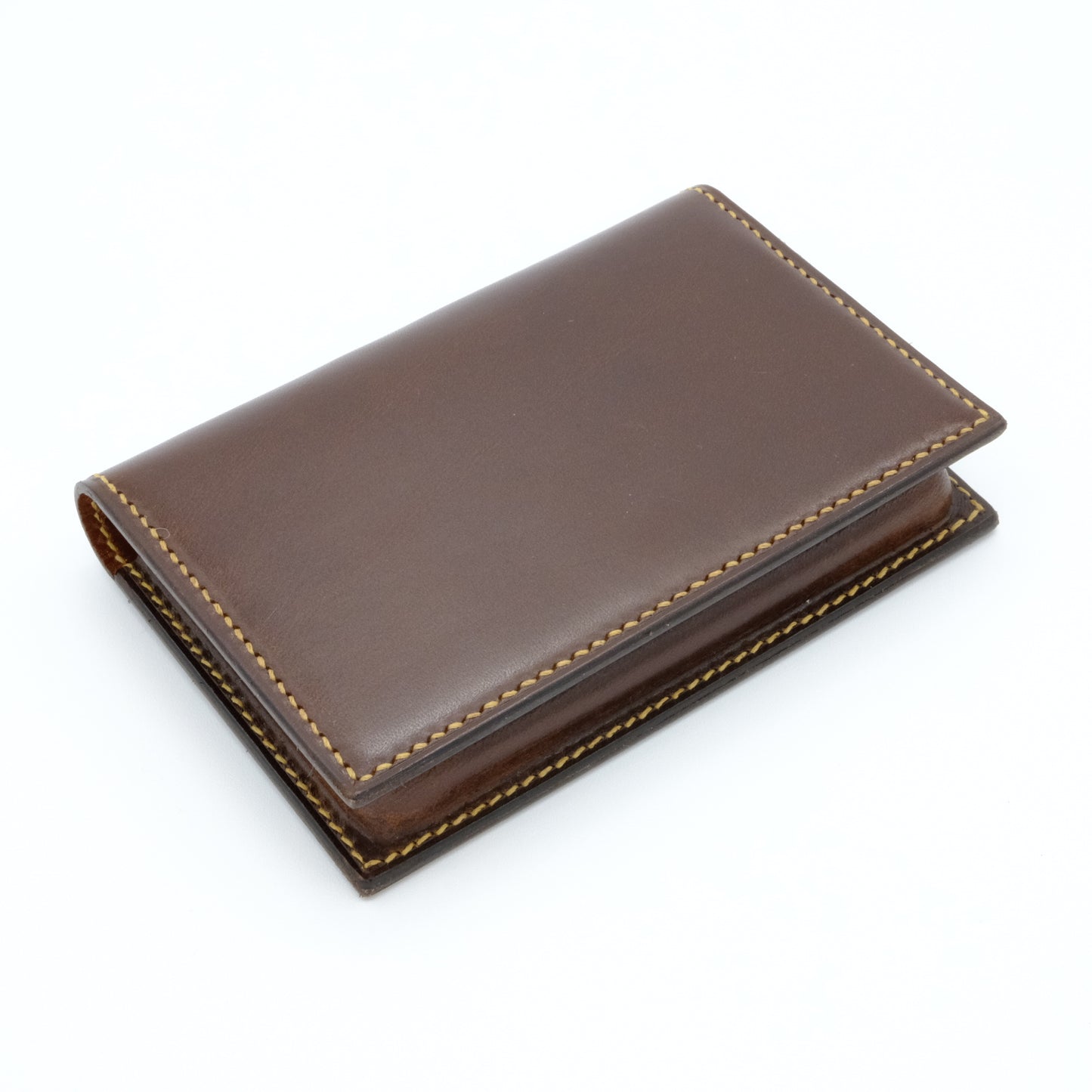 K.EZAWA 牛革カードケース イタリア植物タンニンなめし