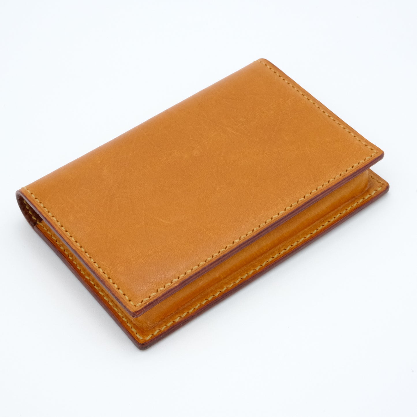 K.EZAWA 牛革カードケース イタリア植物タンニンなめし