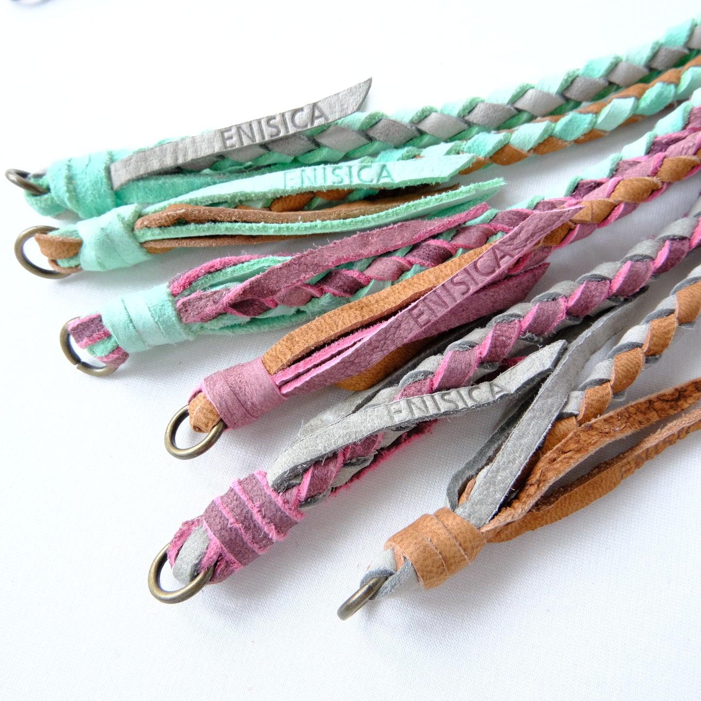 ENISICA 鹿革手編みストラップ