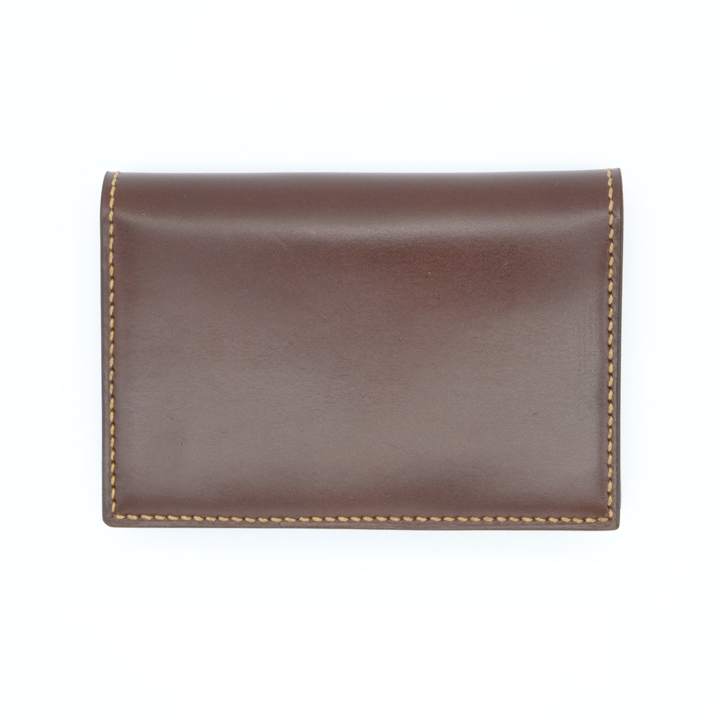 K.EZAWA 牛革カードケース イタリア植物タンニンなめし