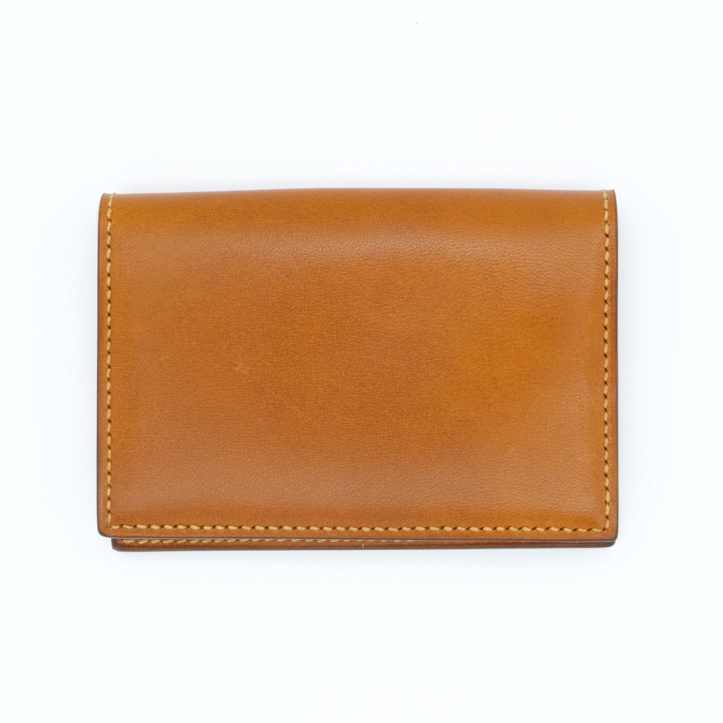 K.EZAWA 牛革カードケース イタリア植物タンニンなめし