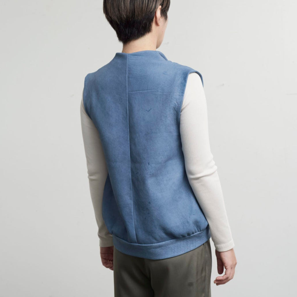 ENISICA ジレシカ ベスト ジビエ鹿革 レザーベスト【数量限定！】