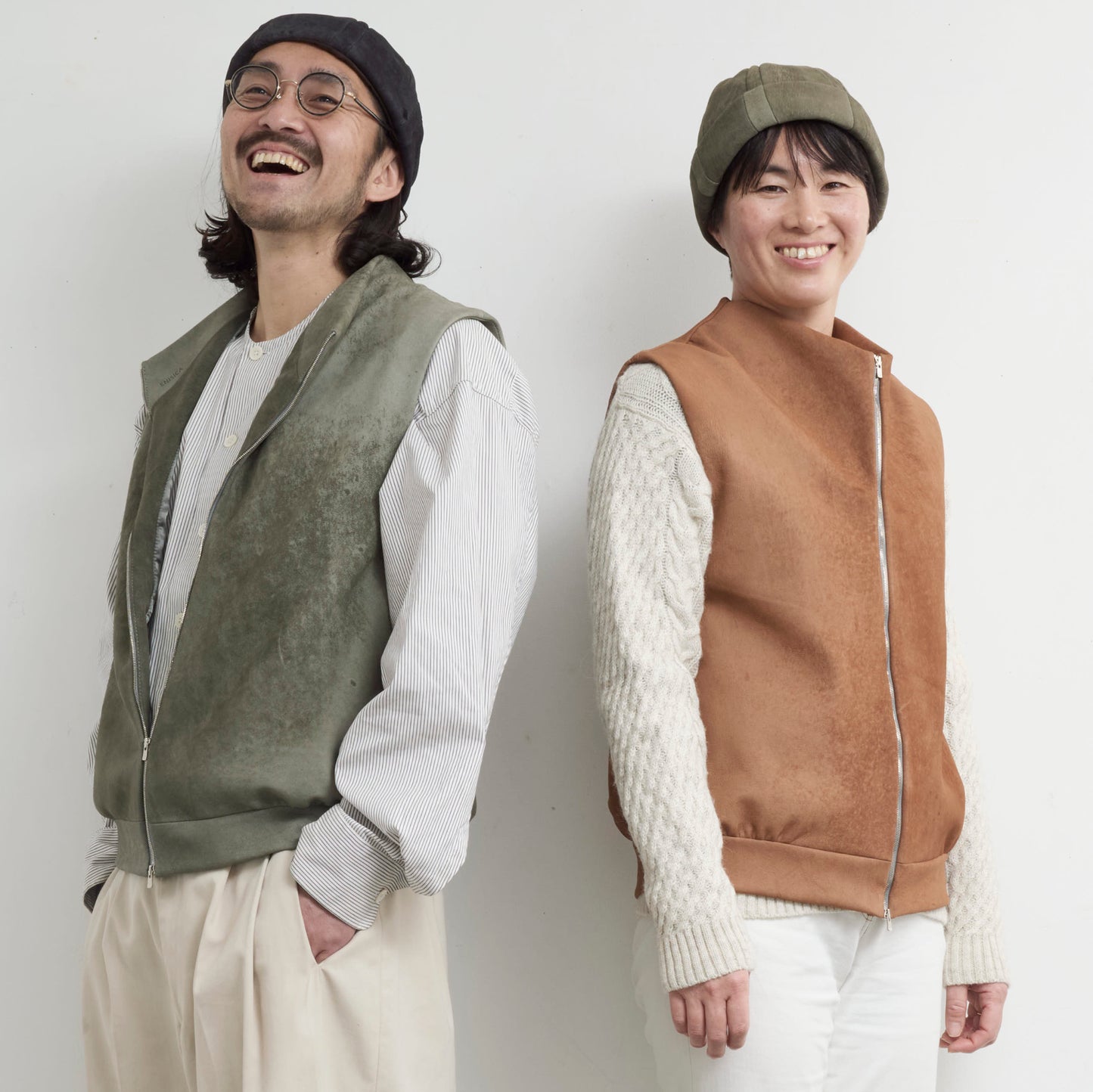 ENISICA ジレシカ ベスト ジビエ鹿革 レザーベスト【数量限定！】