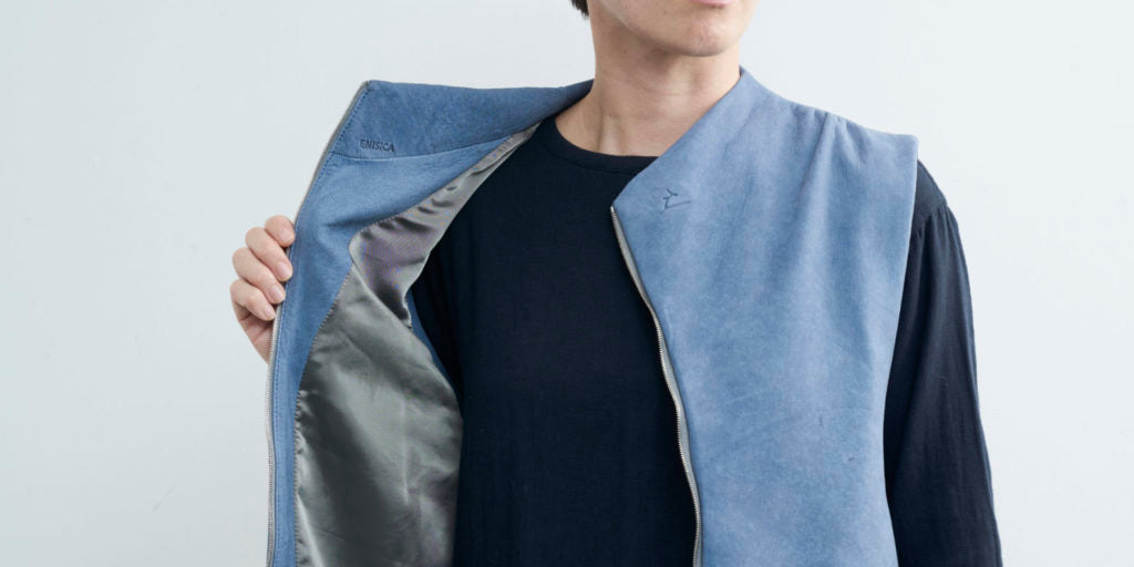 ENISICA ジレシカ ベスト ジビエ鹿革 レザーベスト【数量限定！】