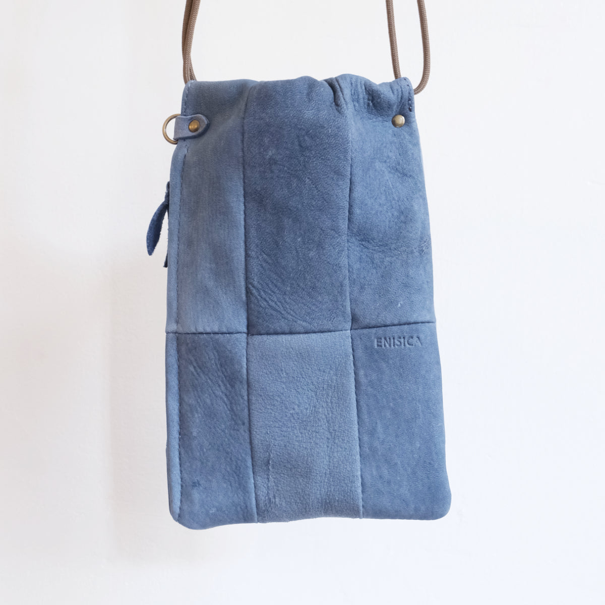 ENISICA 【国産ジビエ鹿革】ツギシカ・スマートフォンポシェット