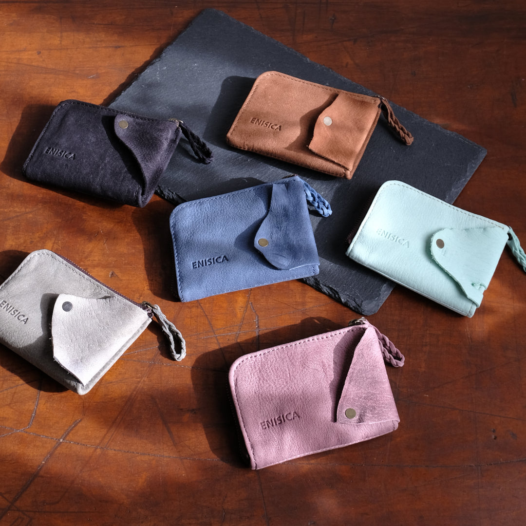 ENISICA 鹿革ミニ財布 キーケース マルチユースウォレット【ご予約・納期最長3ヶ月】