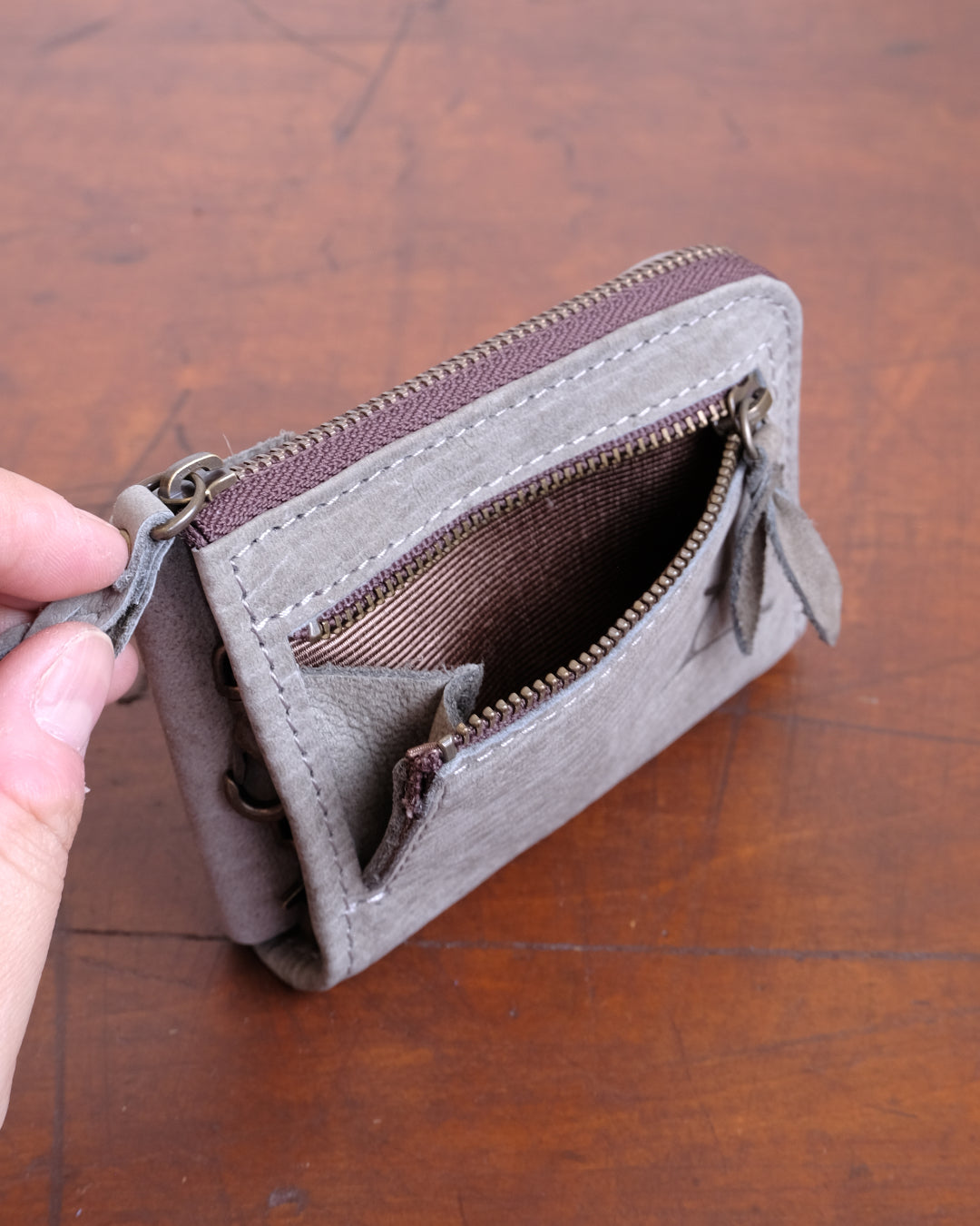 ENISICA 鹿革ミニ財布 キーケース マルチユースウォレット【ご予約・納期最長3ヶ月】