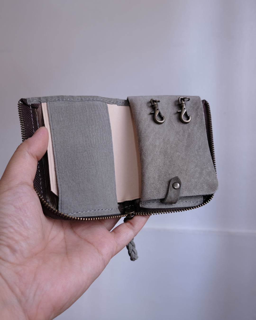 ENISICA 鹿革ミニ財布 キーケース マルチユースウォレット【ご予約・納期最長3ヶ月】