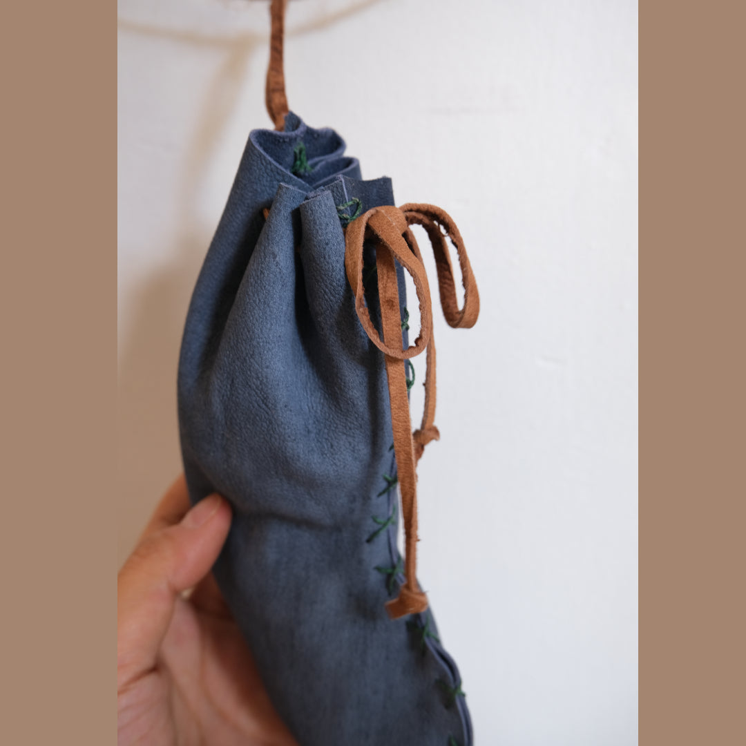 【2025/12/6(土) 10:15AM】国産ジビエ鹿革 クリスマスソックス ワークショップ ご予約 【初～中級】