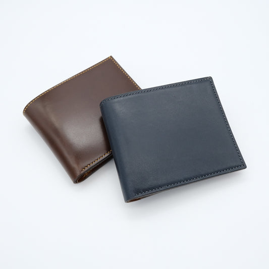 K.EZAWA 牛革二つ折り財布