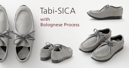 ENISICA タビシカ靴：ボロネーゼ製法レースアップ