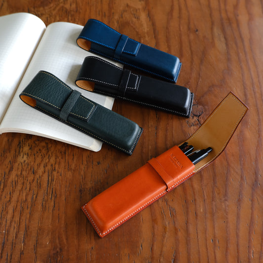 K.EZAWA 牛革ペンケース